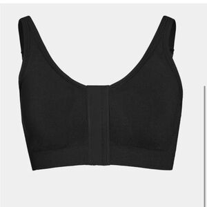 Knix Black Front Closure Post-Surgical Bra Size Small
